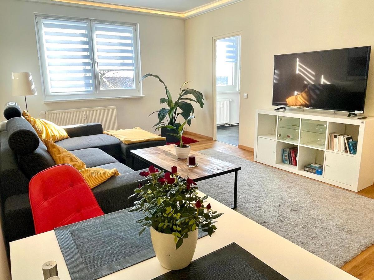 Zentrumsnahe Leipzig-Apartments, Nahe Ufz Und Bmw Inkl Parkplatz Und Fahrraeder Buitenkant foto